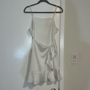 White mini dress